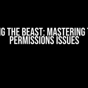 Taming the Beast: Mastering TYPO3 Permissions Issues